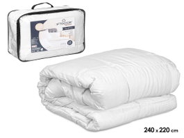 Giftdecor Couette Nordique 240x220 cm Blanc (Set de 3)