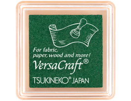 Tsukineko VERSACRAFT Tampon encreur pour textile vert Moss 33x33mm