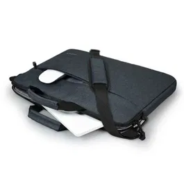 Port Designs Sacoche Belize pour Ordinateur Portable 15,6", Bleu Urban, Compartiment renforcé, Bandoulière amovible, Matière PU 600D