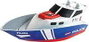 Ninco Bateau radiocommandé Police avec batterie rechargeable 3.7V 1200mAh, dimensions 34x10x12 cm, âge recommandé 6 à 99 ans