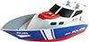 Ninco Bateau radiocommandé Police avec batterie rechargeable 3.7V 1200mAh, dimensions 34x10x12 cm, âge recommandé 6 à 99 ans