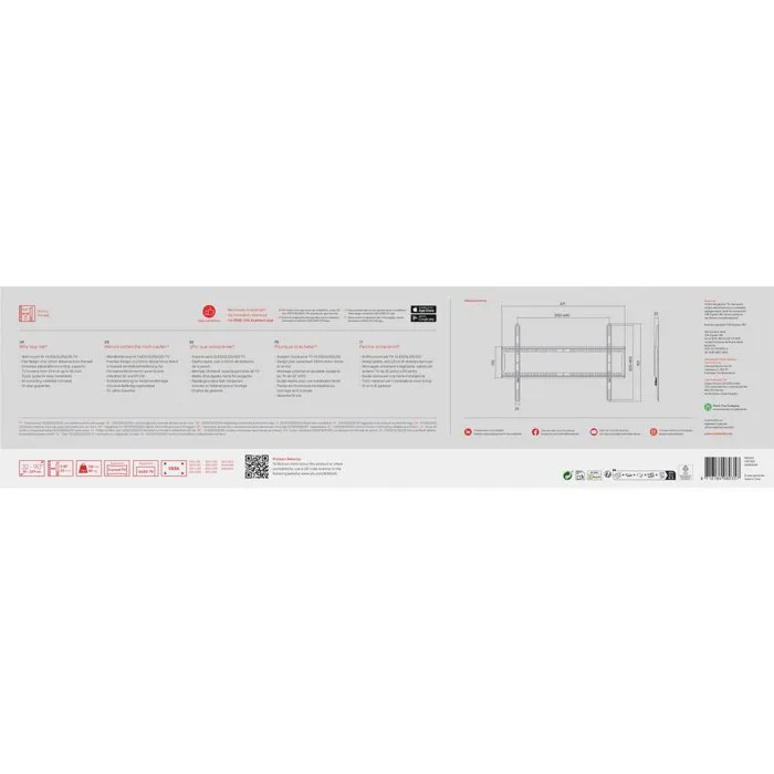 One For All Support mural TV SMART WM2615 Fixe
