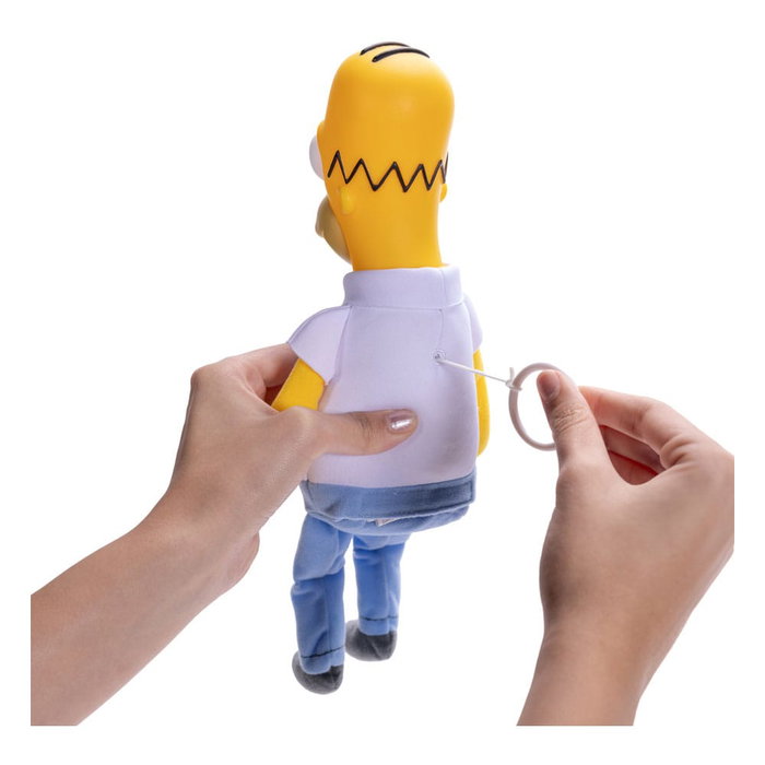 JAKKS PACIFIC Peluche parlante Homer Simpson 33 cm (Anglais)