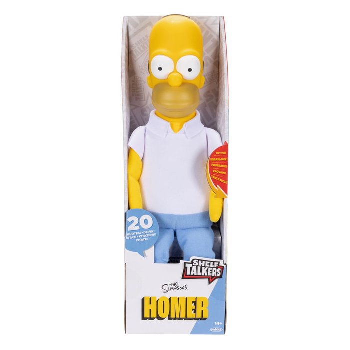 JAKKS PACIFIC Peluche parlante Homer Simpson 33 cm (Anglais)