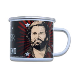 Blechwaren Fabrik Braunschweig Mug Bud Spencer émail The Legend en métal émaillé 500 ml
