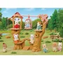 Sylvanian Families Figurine miniature La tyrolienne des bébés avec Henry le bébé lapin crème - Accessoire pour cabane dans les arbres - Multicolore