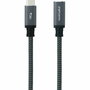 NANOCABLE Câble USB 3.2 GEN2x2 100W USB-C Mâle vers Femelle Noir 2 m