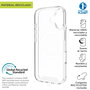 Protection pour téléphone portable Muvit for Change iPhone 17 Transparent