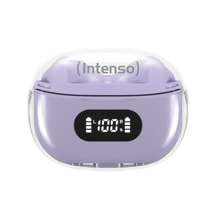 Casques avec Microphone INTENSO Buds Plus Pourpre
