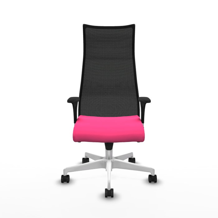 Piqueras y Crespo Chaise de Bureau Albacete Rose et Noir Piqueras y Crespo Chaise de Bureau Albacete Rose et Noir