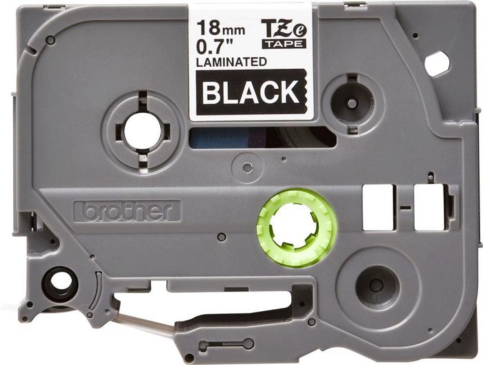 Brother Ruban d'étiquetage TZe-345 blanc sur noir - 18 mm de large - Pour étiqueteuse P-touch - Ruban laminé résistant Brother Ruban d'étiquetage TZe-345 blanc sur noir - 18 mm de large - Pour étiqueteuse P-touch - Ruban laminé résistant
