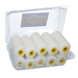 WOLFPACK LINEA PROFESIONAL Lot de 10 recharges de rouleau en mousse 100 mm pour émail acrylique