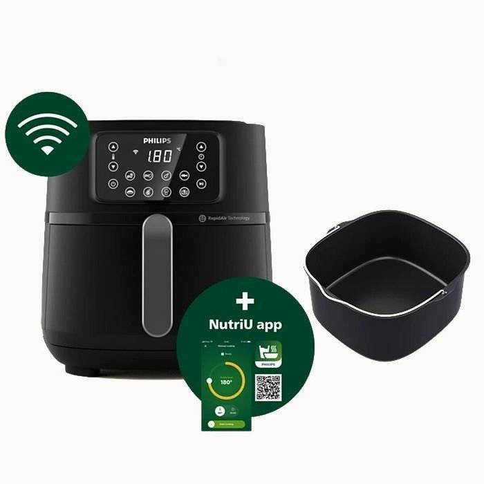 Philips Airfryer HD9285/93 Série 5000, 7,2L, Noir