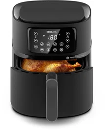 Philips HD9285/93 Airfryer - Friteuse sans huile XXL connectée WiFi, 7.2L, 16 programmes, Noir, Série 5000