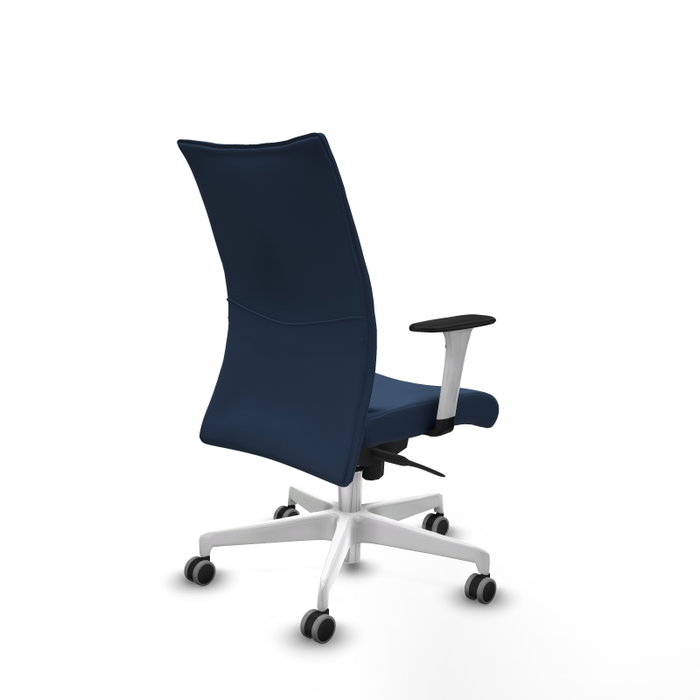 Piqueras Y Crespo Chaise Albacete Confidente, Bleu Marine, Mécanisme Synchrone