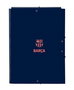 Safta Carpeta folio F.C.Barcelona - Chemise à 3 rabats avec motif du maillot 2024/2025, dimensions 26x33,5x2,5 cm