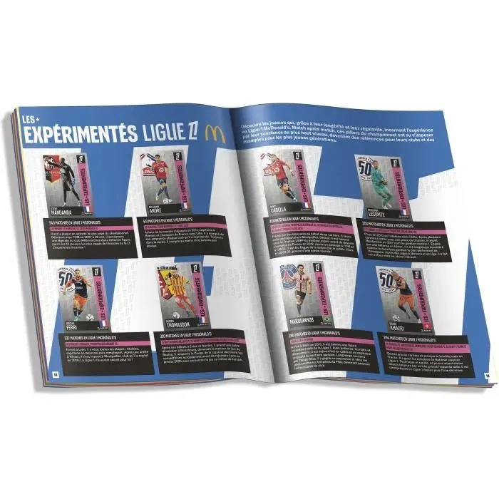 Panini - Starter Pack - Album et Stickers Ligue 1 2024-2025 McDonald's - 2 pochettes + 1 offerte (21 stickers) - À partir de 6 ans