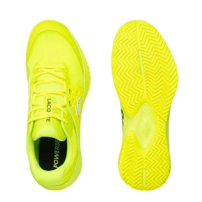 Chaussures de Tennis pour Homme Lacoste Power Serve Jaune S