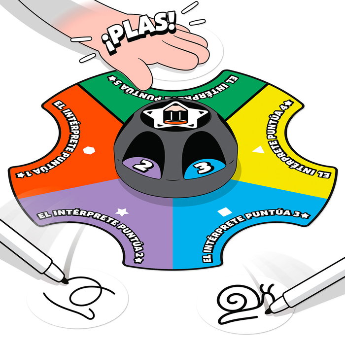 Lúdilo Jeu Garabato Express LD63021 - Jeu de Dessin et Rapidité pour Famille et Amis, Tous Âges, Version Espagnole