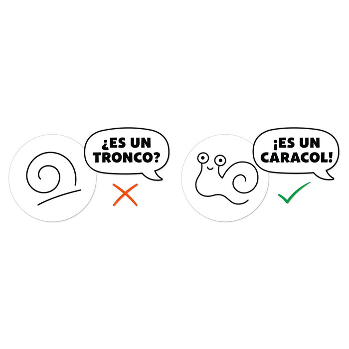 Lúdilo Jeu Garabato Express LD63021 - Jeu de Dessin et Rapidité pour Famille et Amis, Tous Âges, Version Espagnole