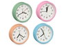 Giftdecor Horloge Ronde Assortie 12x12x4 cm (Set de 12)