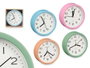 Giftdecor Horloge Ronde Assortie 12x12x4 cm (Set de 12)