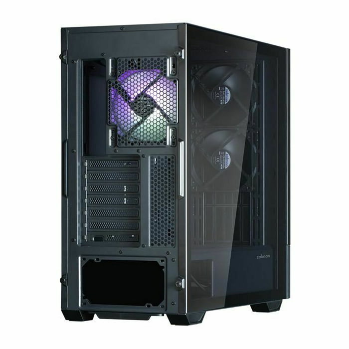 Zalman E-AT Boîtier Semi-Tour Noir avec Écran Intégré