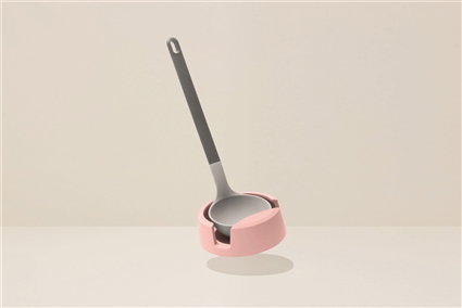 Berghoff 3950091 Support pour ustensiles de cuisine en métal rose - Rangement organisé pour couverts et cuillères