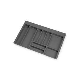 Emuca Range-couverts Optima Gris anthracite, Module 800mm