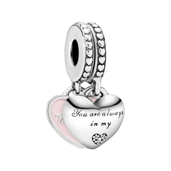 Perle de verre Femme Pandora MOTHER A& DAUGHTER HEARTS