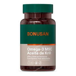 BONUSAN Omega-3 MSC Aceite de Krill 60 capsules