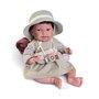 Antonio Juan Pipa - Poupon Explorateur Nouveau-né en Tissu de 42 cm - Version Espagnole