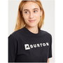 T-shirt à manches courtes homme Burton Horizontal Mountain Noir 13-14 Ans
