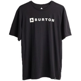 T-shirt à manches courtes homme Burton Horizontal Mountain Noir 13-14 Ans