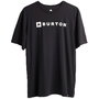 T-shirt à manches courtes homme Burton Horizontal Mountain Noir 13-14 Ans