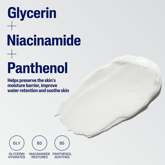 Cetaphil Crème Hydratante pour Peaux Sèches et Sensibles - 85g, Hydratation Intense et Réparation de la Barrière Cutanée