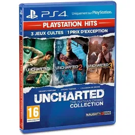Sony Uncharted: The Nathan Drake Collection PlayStation Hits - Jeu vidéo d'aventure pour PS4, compilation de trois aventures épiques