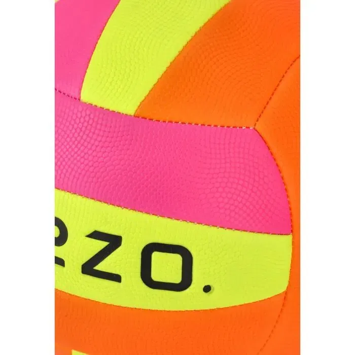 Rezo Ballon de Volleyball en PVC Tangelo - Design Coloré Soft Touch et Poche Interne en Caoutchouc pour une Forme Ronde Durable