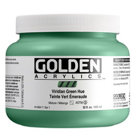 Golden Couleurs Acryliques Heavy Body Vert Viridian Hue 946 ml