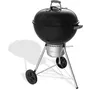 Weber Original Kettle E-5730 - Barbecue à charbon 57 cm avec thermomètre intégré, grille GBS et cendrier amovible - 9 couverts