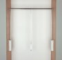 SERVETTO Perchero Abatible 3T Blanc et Nickel
