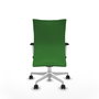 Piqueras Y Crespo Chaise Albacete Confidente, Vert, Mécanisme Synchrone, Base Blanche