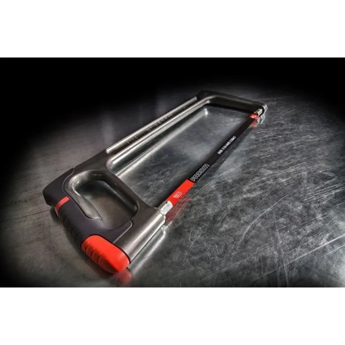 Facom 603FPB - Monture de scie à métaux avec tension automatique 110 kg, archet aluminium, 8 positions de lame, 300 mm Facom 603FPB - Monture de scie à métaux avec tension automatique 110 kg, archet aluminium, 8 positions de lame, 300 mm