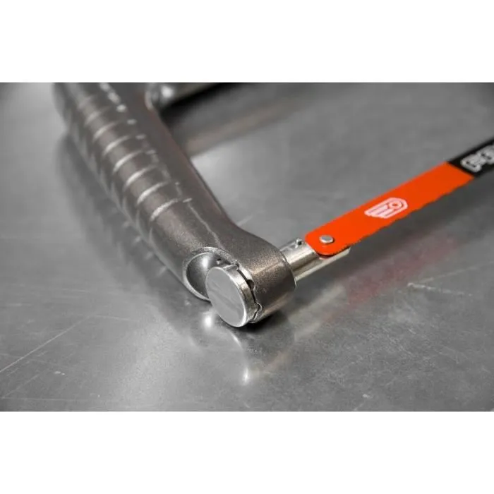 Facom 603FPB - Monture de scie à métaux avec tension automatique 110 kg, archet aluminium, 8 positions de lame, 300 mm Facom 603FPB - Monture de scie à métaux avec tension automatique 110 kg, archet aluminium, 8 positions de lame, 300 mm