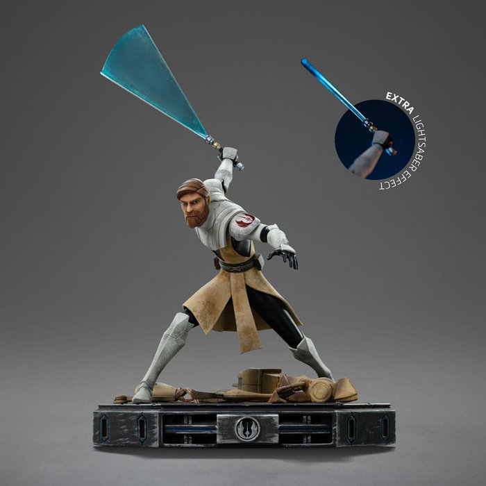 Iron Studios Star Wars Statuette Deluxe Art Scale Obi-Wan Kenobi 1/10