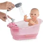 Corolle Baignoire pour Poupon 30 et 36cm avec Douchette Flexible et Jouet Canard - Accessoire de Bain dès 3 Ans