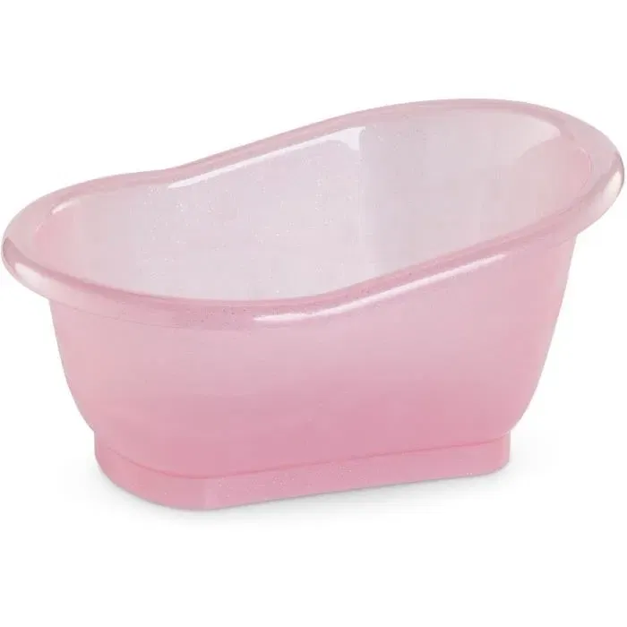 Corolle Baignoire pour Poupon 30 et 36cm avec Douchette Flexible et Jouet Canard - Accessoire de Bain dès 3 Ans