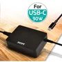 Port Designs Alimentation Secteur 90W USB-C PD pour MacBook, Notebook, Tablette et Smartphone - Chargeur USB Type-C