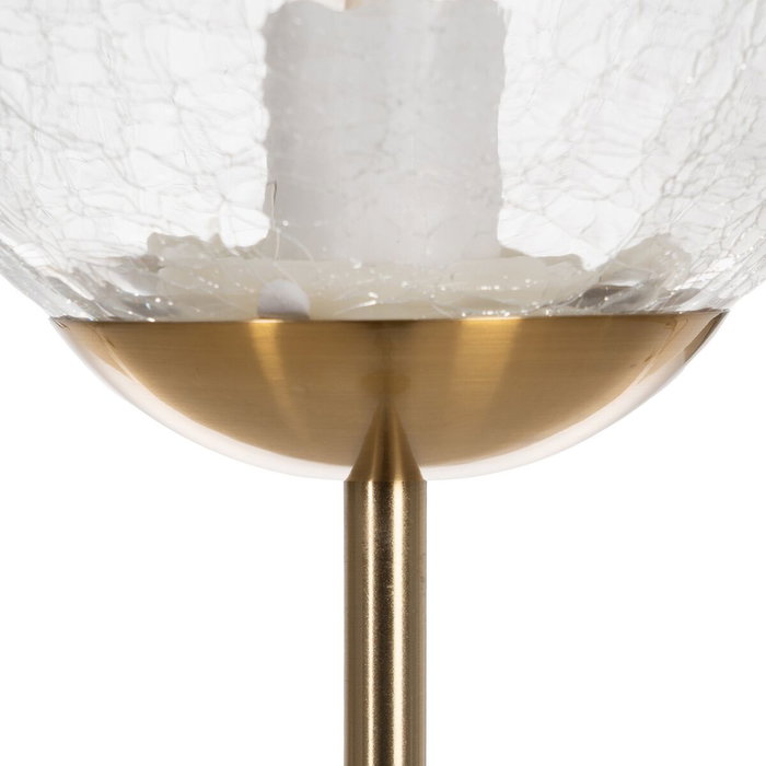 BigBuy Home Lampadaire Doré Métal et Verre 60 W BigBuy Home Lampadaire Doré Métal et Verre 60 W