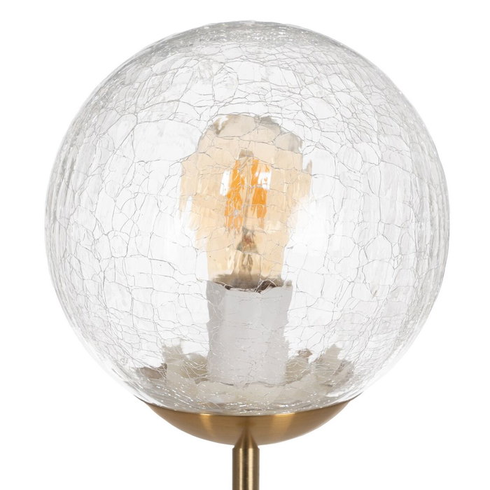 BigBuy Home Lampadaire Doré Métal et Verre 60 W BigBuy Home Lampadaire Doré Métal et Verre 60 W